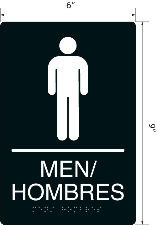 Mens Bathroom Sign Png